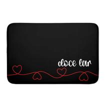 Tapete de Porta Decorativo Preto Doce Lar Tapete de Porta Decorativo Preto Doce Lar
