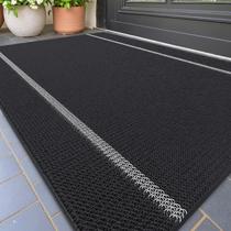 Tapete de Porta Externo Rug Color&Geometry 91x152 cm Preto Tapete de Porta Externo Rug Color&Geometry 91x152 cm Preto