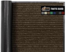 Tapete de porta Gorilla Grip Traffic Guard 47x35cm Borracha marrom