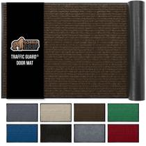 Tapete de porta GORILLA GRIP Traffic Guard 70x60cm Marrom impermeável