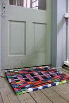 Tapete de porta Kalalou Reclaimed Flip-Flop Welcome Mat 76 cm