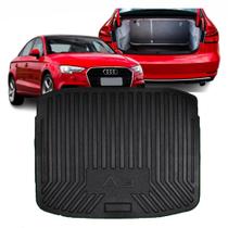 Tapete de Porta Malas com Borda Alta Impermeável Específico Pra Audi A3 2014 a 2020 - B-000226