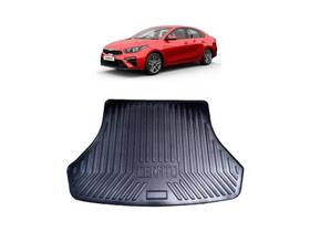 Tapete de Porta Malas Tipo Bandeja do Kia Cerato 2019 2020 2021 2022 Pvc Preto Impermeável com Bordas de Segurança