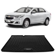 Tapete de Porta Malas Tipo Protetor Bandeja Chevrolet Cobalt 2012 a 2020 Preto Impermeável com Bordas Requinte
