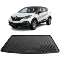 Tapete de Porta Malas Tipo Protetor Bandeja Renault Captur 2017 a 2020 Preto Impermeável com Bordas Requinte Tapete de Porta Malas Tipo Protetor Bandeja Renault Captur 2017 a 2020 Preto Impermeável com Bordas Requinte