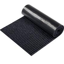 Tapete de porta Nuanchu Grande Tapete de entrada impermeável 60x90cm preto