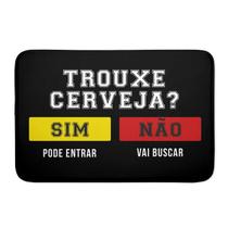 Tapete de Porta Personalizada Trouxe Cerveja Emborrachada Tapete de Porta Personalizada Trouxe Cerveja Emborrachada