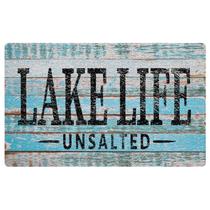 Tapete de porta URLLUAE Lake Life Coastal Beachy 43x76cm PVC Tapete de porta URLLUAE Lake Life Coastal Beachy 43x76cm PVC