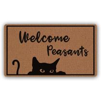 Tapete de porta Welcome Peasants 76x43cm Outdoor Indoor Rubber Back