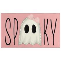 Tapete de porta Xsinufn Halloween Spooky Ghost Pink 30x45cm Tapete de porta Xsinufn Halloween Spooky Ghost Pink 30x45cm
