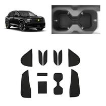Tapete de ranhura de porta SKTU para Nissan Kicks (S/SV/SR) 2025 2026 preto