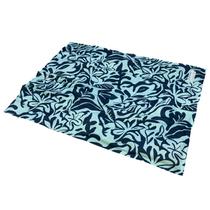 Tapete de resfriamento Coleman Navy Botanical Pattern reversível 45x60cm