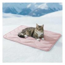 Tapete de resfriamento para animais de estimação furrybaby para cães de médio porte, rosa com resfriamento automático