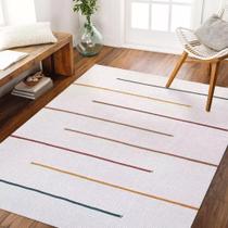 Tapete de Sala Algodão Moderno 1,50 x 2,00 Lavável em Máquina Multicores