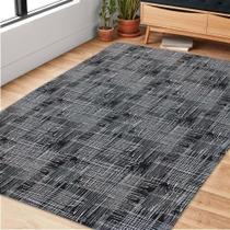 Tapete De Sala Antiderrapante Milão 1,32 X 2,50 Preto Tapete De Sala Antiderrapante Milão 1,32 X 2,50 Preto