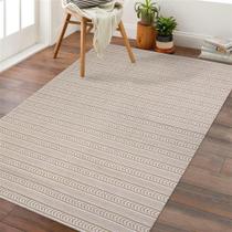 Tapete De Sala Antiderrapante Verona 1,32 X 1,00 Bege
