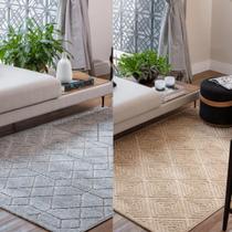 Tapete De Sala Belga Moderno Geométrico Lindos 2,00x1,40m Diversas Cores