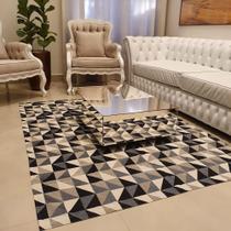 Tapete De Sala Geométrico Grande Várias Cores 2,50x1,50