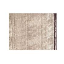 Tapete de Sala Grande Felpudo Luxuoso Shaggy 200X300cm Antiderrapante Decoração Neutro Cor Bege Areia Línea Exclusivo