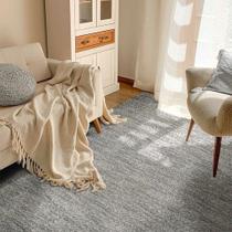 Tapete De Sala Mandacaru 2,00 X 2,50 Algodão Lavável em Máquina Liso Cru