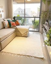 Tapete de Sala ou Quarto Boho Dupla Face 2,0m x 1,5m Tapete de Sala ou Quarto Boho Dupla Face 2,0m x 1,5m