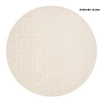 Tapete De Sala Pelo Baixo Redondo 150cm