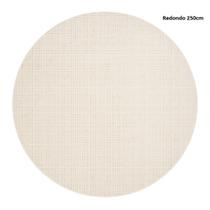 Tapete De Sala Pelo Baixo Redondo 250cm