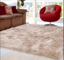 Tapete de Sala Quarto Grande Felpudo Luxo Macio Shaggy 2,00 X 1,40 m - Tapete Grande Sala Quarto