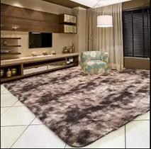 Tapete de Sala Quarto Grande Felpudo Luxo Macio Shaggy 2,00 X 1,40 m - Tapete Grande Sala Quarto