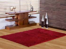 Tapete de Sala Shaggy 1,40x2,00 Carmim