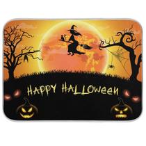 Tapete de secagem de pratos Bolaz Halloween Witch Spider Bat 40x45cm Tapete de secagem de pratos Bolaz Halloween Witch Spider Bat 40x45cm