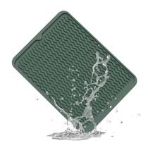 Tapete de secagem de pratos de silicone ZLR para balcão de cozinha 30x40cm Tapete de secagem de pratos de silicone ZLR para balcão de cozinha 30x40cm