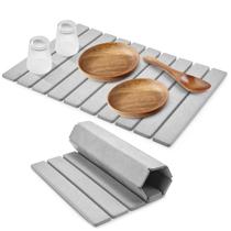 Tapete de secagem de pratos DFJKJUU Large Stone 24x16cm Quick Dry Tapete de secagem de pratos DFJKJUU Large Stone 24x16cm Quick Dry