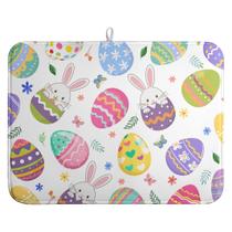 Tapete de secagem de pratos farg Happy Easter Bunny Spring 45x60cm