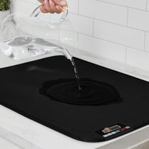 Tapete de secagem de pratos GORILLA GRIP Ultra Absorvente de Água Preto