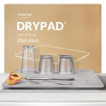 Tapete de secagem de pratos Momo Lifestyle DryPad Stone 50x40cm cinza Tapete de secagem de pratos Momo Lifestyle DryPad Stone 50x40cm cinza