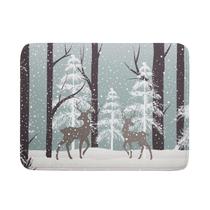 Tapete de secagem de pratos Sweetshow Winter Wildlife Deer 45,7 x 60,9 cm Tapete de secagem de pratos Sweetshow Winter Wildlife Deer 45,7 x 60,9 cm
