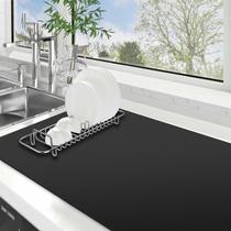 Tapete de secagem de pratos WISELIFE Super Absorbent 45x90cm Classic Black