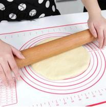 Tapete de Silicone 40x30 Silpat Antiaderente com Medidas para Massas/Confeitaria/Massa de Pizza/Bolo/Cozinha