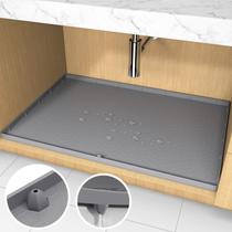 Tapete de Silicone AECHY para Embaixo da Pia - Impermeável, 34x22cm, Cinza