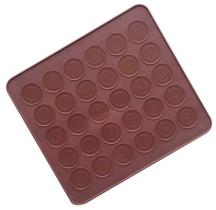 Tapete de Silicone antiaderente p/ Macarons com 30 Cavidades