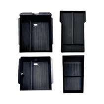 Tapete De Silicone Antiderrapante Para Console E Caixa De Armazenamento Do Apoio De Braço Para Tesla