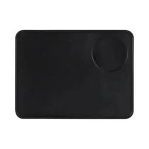 Tapete De Silicone Antiderrapante Preto Para Compactador De Café Alimentício Para Escritório Bar