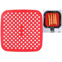 Tapete de Silicone Cozimento Quadrado Fritadeira Eletrica Tapete de Silicone Cozimento Quadrado Fritadeira Eletrica
