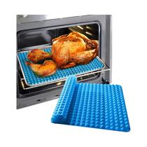 Tapete De Silicone Grande Antiaderente Para Assar, Forma Piramidal Para Forno, Grelhar, Churrasco E