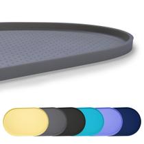 Tapete de Silicone Impermeável para Cães Yacee - Sem BPA - Cinza