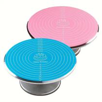 Tapete de Silicone para Bolo Pizza Biscoito Confeiteiro 12 Polegadas Antiaderente