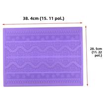 Tapete De Silicone Para Decoração De Bolo De Casamento, Molde Para Fondant, Açúcar, Padrão Floral,
