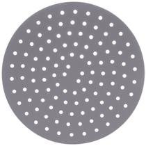 Tapete de silicone para fritadeira Air Fryer e fogão de indução redondo cinza Lyor 18,5 cm Tapete de silicone para fritadeira Air Fryer e fogão de indução redondo cinza Lyor 18,5 cm