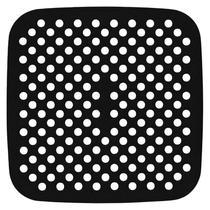 Tapete de silicone para fritadeira Air Fryer quadrado 19x19 Tapete de silicone para fritadeira Air Fryer quadrado 19x19